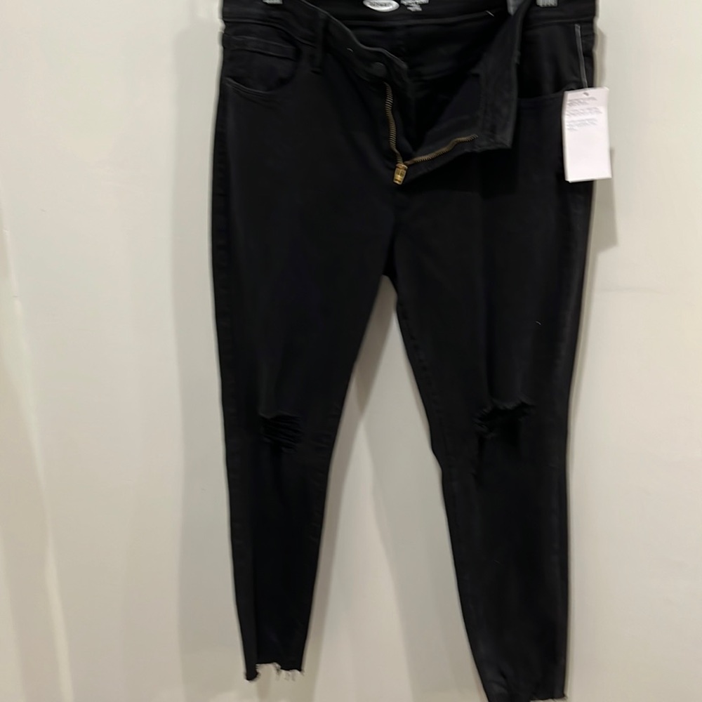 Old Navy rockstar super skinny ankle mid-rise jean